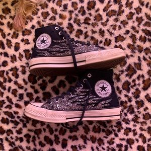 glitter converse